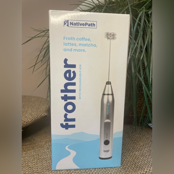 NativePath Rechargeable Electric Frother New In Box - Picture 1 of 3